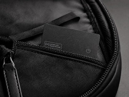 Locsure Tracking Card inside a bag